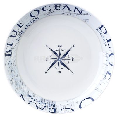"BLUE OCEAN" PIATTO FONDO Ø 21 CM. BRUNNER